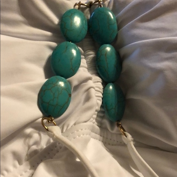 LAUREN Ralph Lauren Beaded Halter One Piece Suit - Picture 6 of 6